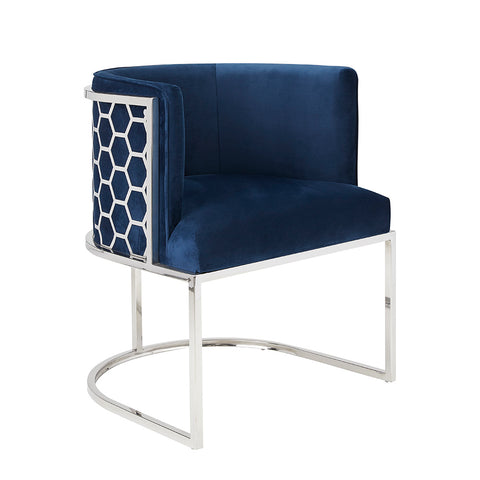 Chamberlain Blue Velvet Dining Chair | XCELLA GY-DC-8148