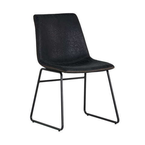 Sunpan Cal Dining Chair - Antique Black