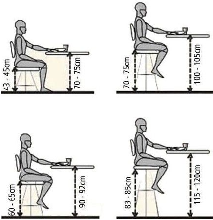 Wheelchair User Average Height - Height While Seated in Chairs