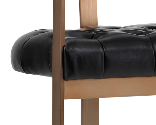 Beaumont Barstool  Antique Brass