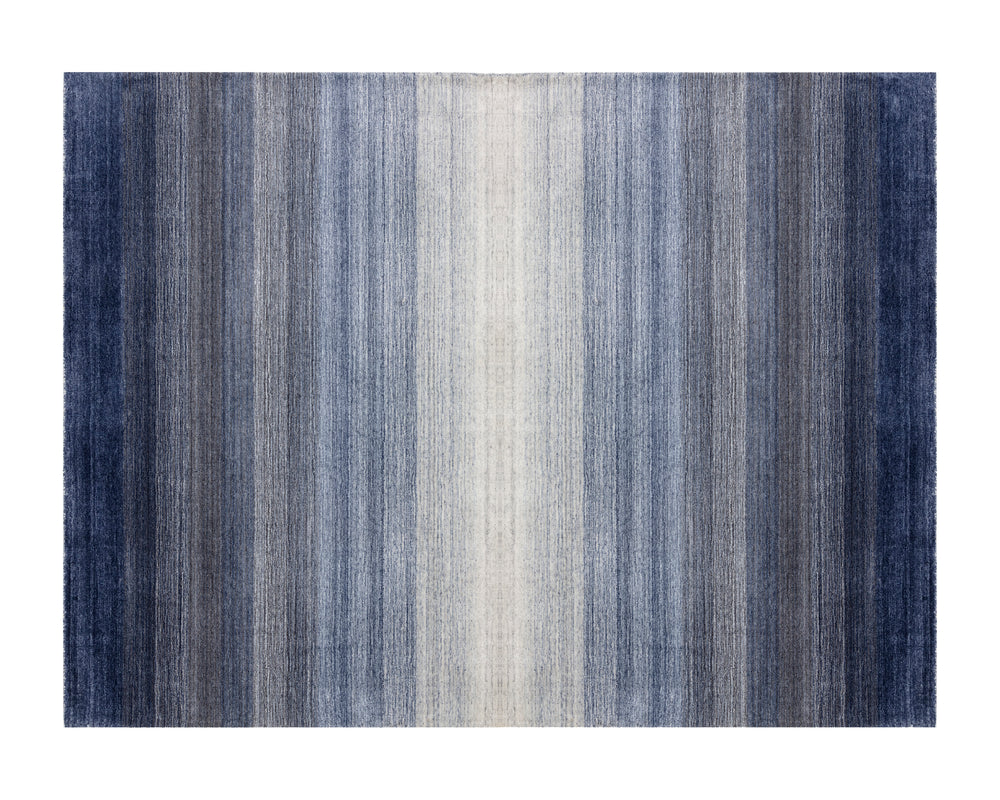 Lagos Handloomed Rug  Blue  9' X 12'