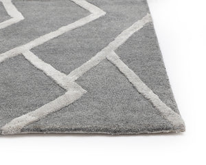 Zizi Handtufted Rug  Grey  9' X 12'