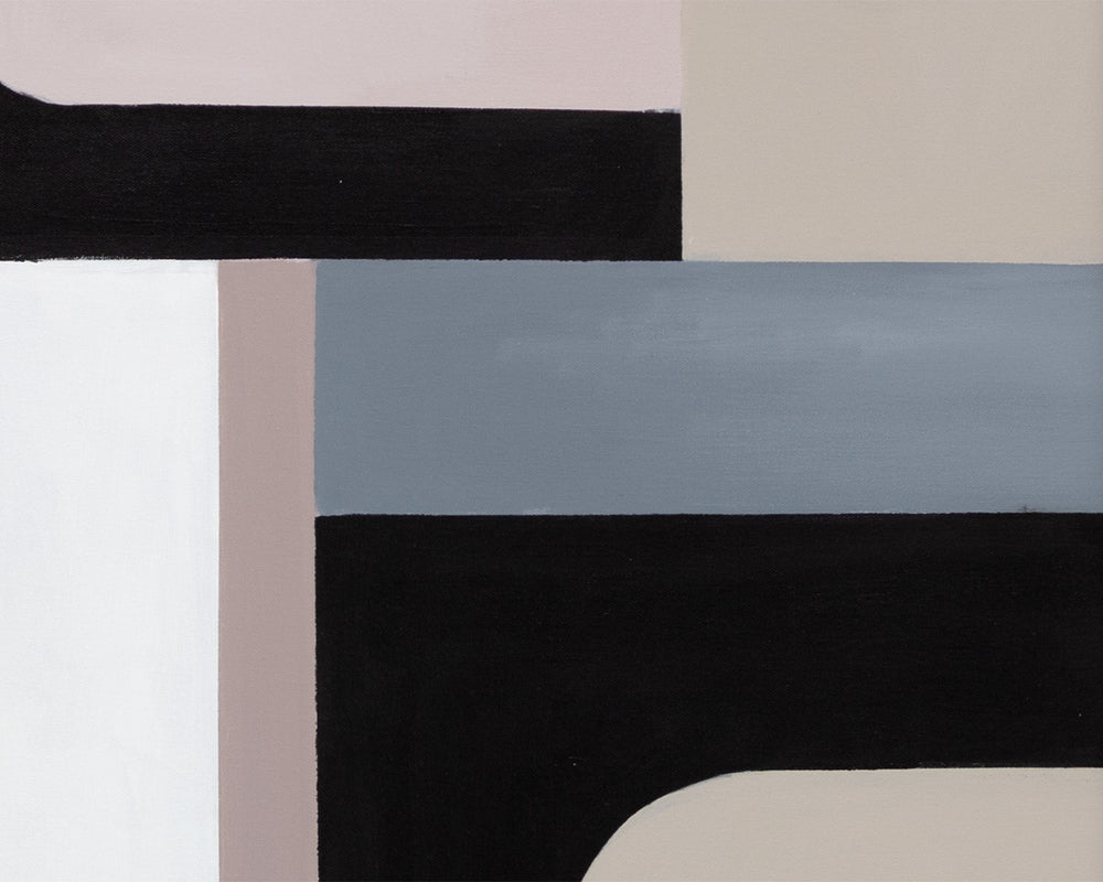 Radical Interpretation (Set Of 3)  28" X 66"  Black Floater Frame