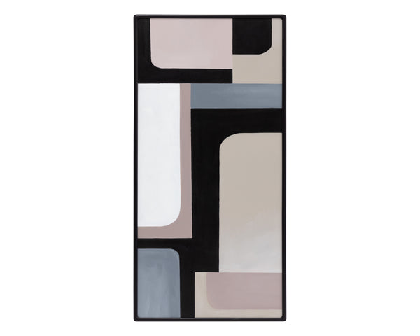 Radical Interpretation (Set Of 3)  28" X 66"  Black Floater Frame