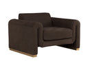 Romer Armchair  Brushed Gold