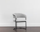 Marris Dining Armchair  Gunmetal