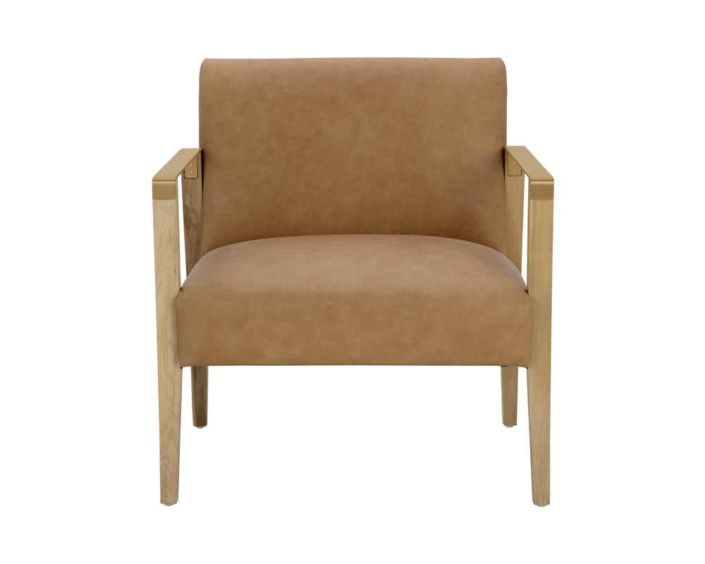 Earl Lounge Chair  Rustic Oak