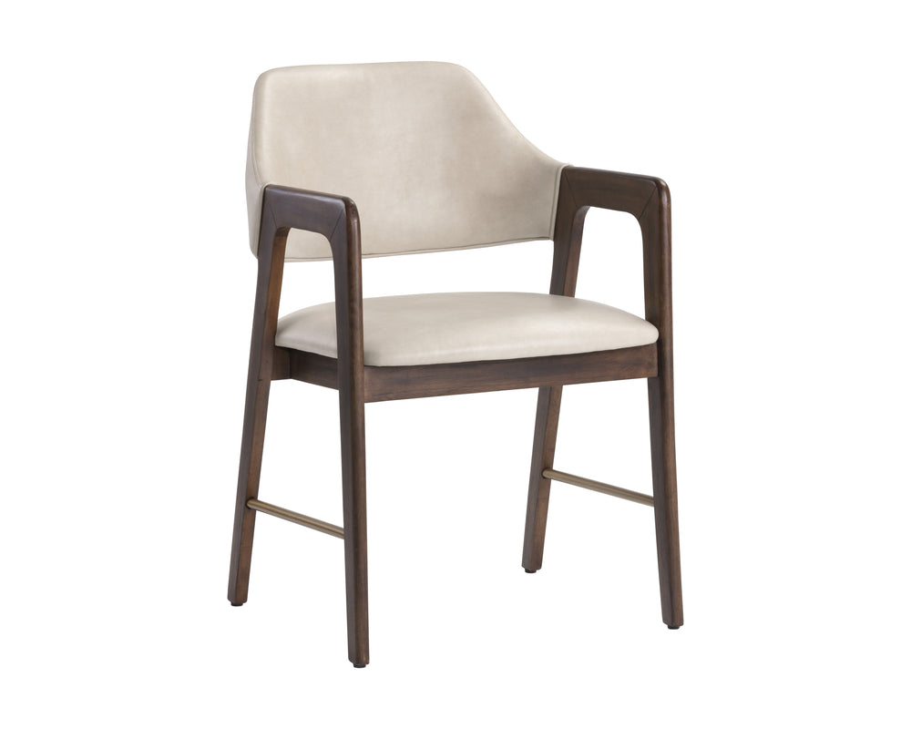 Milton Dining Armchair  Smoke Acacia