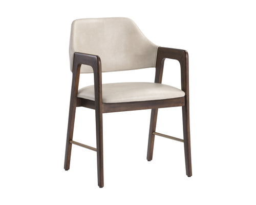Milton Dining Armchair  Smoke Acacia