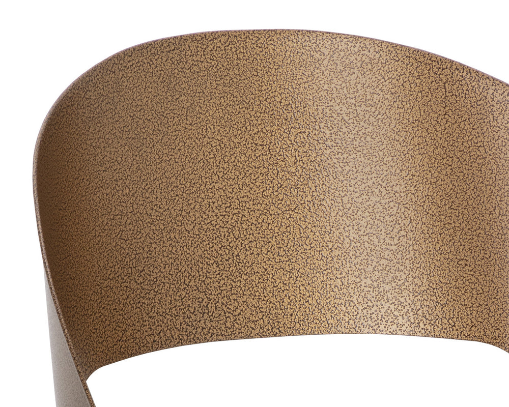 Dezirae Dining Chair  Antique Brass