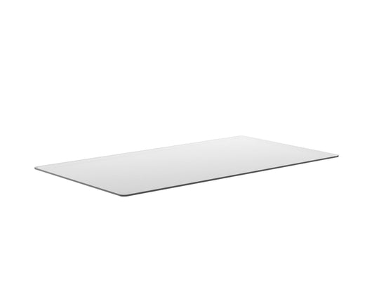 Sunpan Glass Dining Table Top Rectangular - 86.5"W