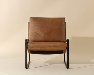 Zancor Lounge Chair  Gunmetal