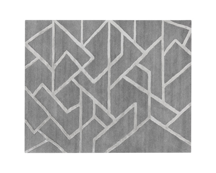 Zizi Handtufted Rug  Grey  8' X 10'