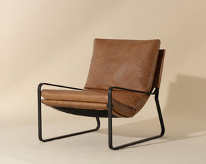 Zancor Lounge Chair  Gunmetal