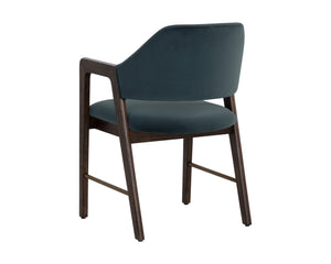 Milton Dining Armchair  Smoke Acacia