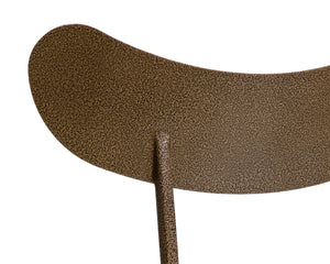 Gibbons Dining Chair  Antique Brass