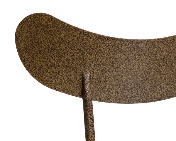 Gibbons Dining Chair  Antique Brass