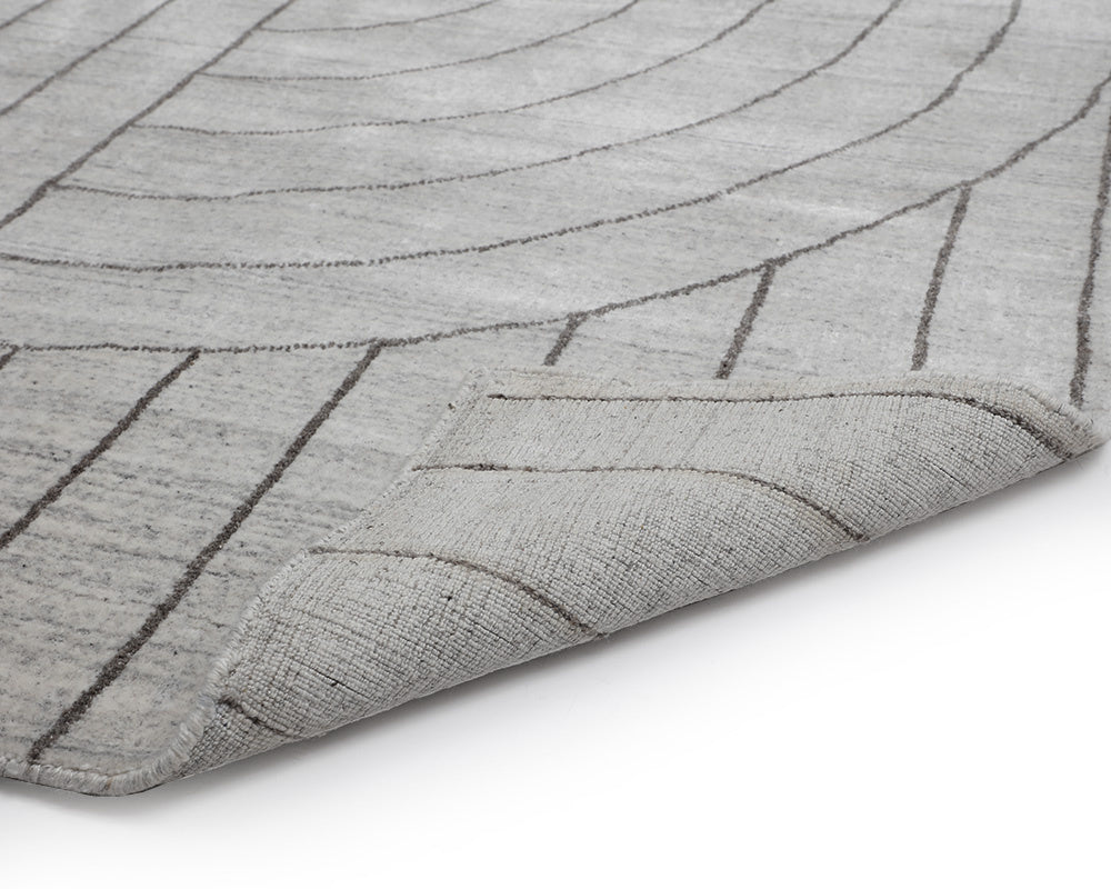 Fez Handloomed Rug  Ivory / Grey  9' X 12'