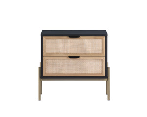 Avida Nightstand  Champagne Gold