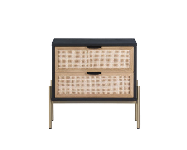 Avida Nightstand  Champagne Gold