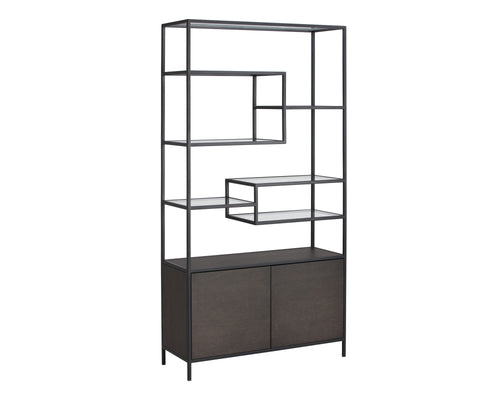 Stamos Bookcase  Black