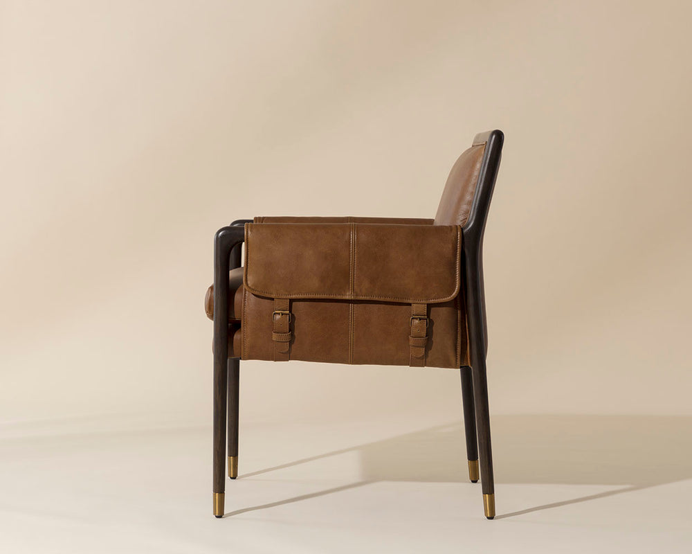 Mauti Dining Armchair  Brown