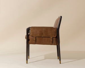 Mauti Dining Armchair  Brown