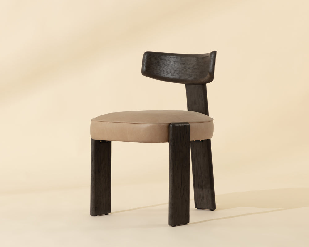 Horton Dining Chair  Dark Brown  | Set of 2