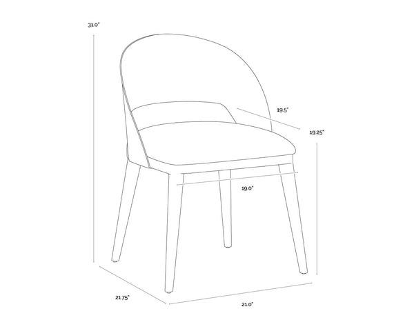 Dezirae Dining Chair  Black