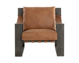 Berke Lounge Chair  Gunmetal
