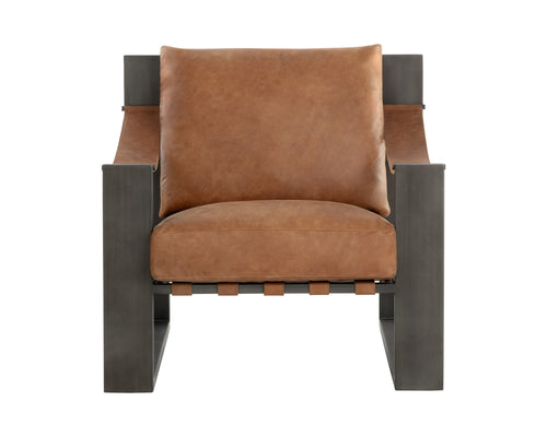 Berke Lounge Chair  Gunmetal