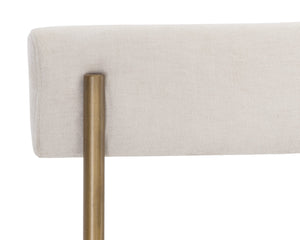 Seneca Dining Chair  Antique Brass  | Set of 2