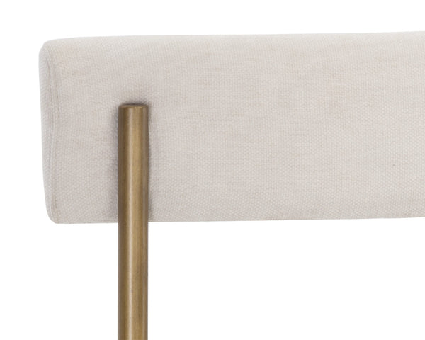 Seneca Dining Chair  Antique Brass  | Set of 2