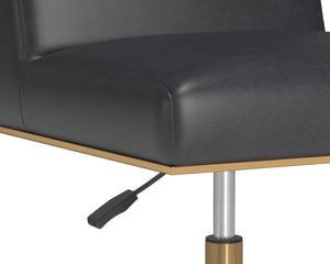 Dean Office Chair  Brushed Brass