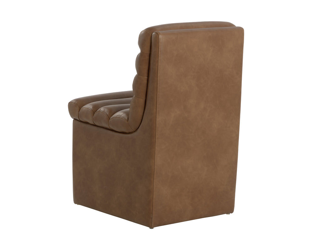 Norm Wheeled Dining Chair