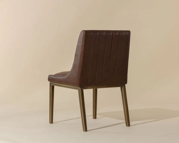 Sunpan Halden Dining Chair - Rustic Bronze - Vintage Cognac