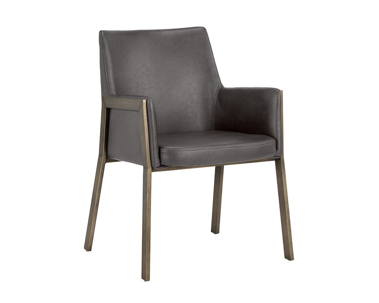 Sunpan Bernadette Arm Chair - Kendall Grey