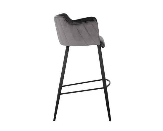 Sunpan Griffin Bar Stool - Town Grey / Roman Grey