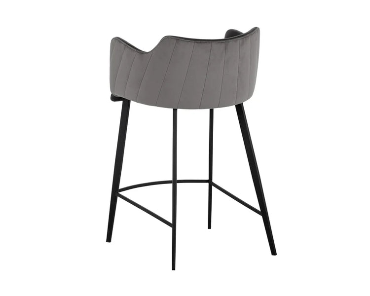 Sunpan Griffin Counter Stool - Town Grey / Roman Grey