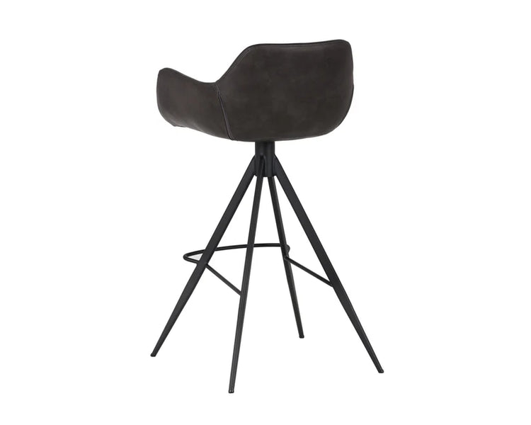 Sunpan Owen Swivel Bar Stool - Town Grey 