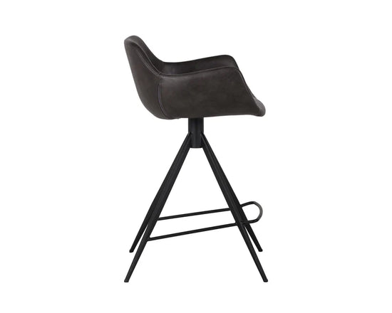 Sunpan Owen Swivel Stool - Town Grey