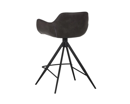 Sunpan Owen Swivel Stool - Town Grey