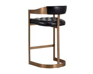 Beaumont Barstool  Antique Brass