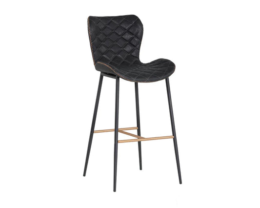 Sunpan Lyla Bar Stool - Antique Black