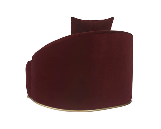 Sunpan Astrid Lounge Chair - Merlot