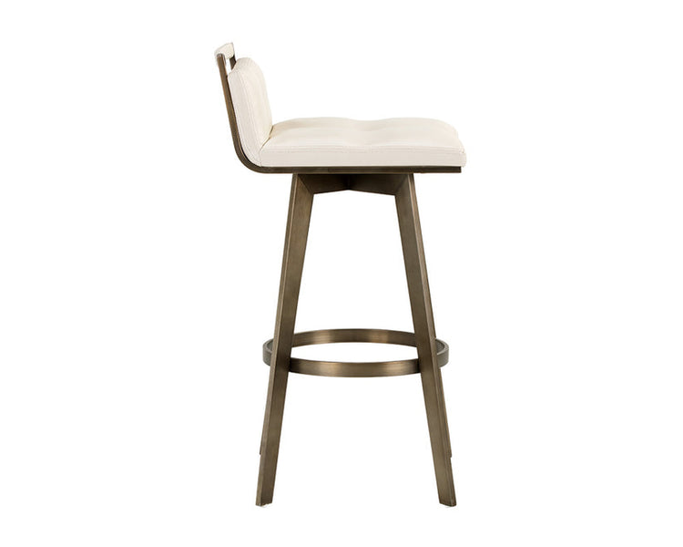 Sunpan Arizona Swivel Bar Stool - Castillo Cream 