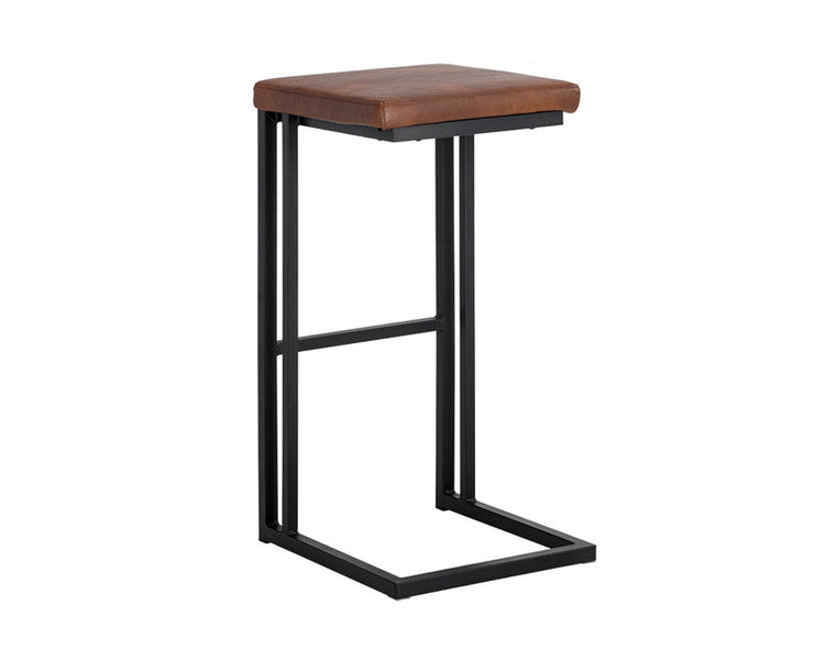 Sunpan Boone Bar Stool - Bravo Cognac