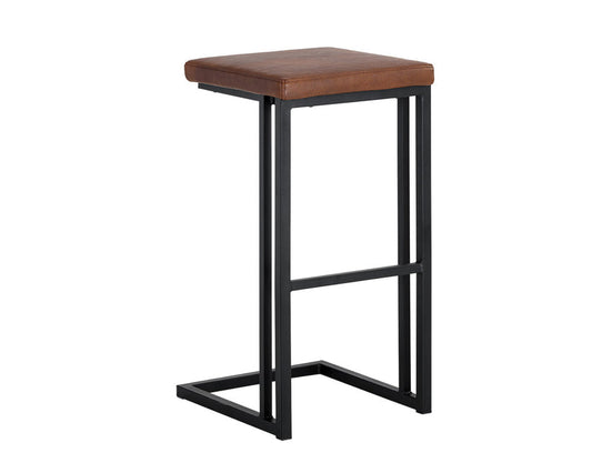 Sunpan Boone Bar Stool - Bravo Cognac