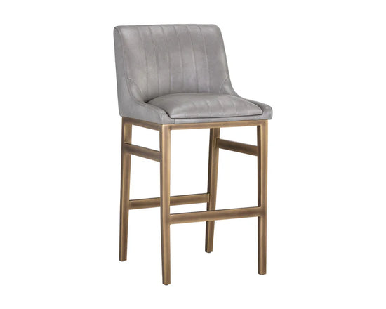 Sunpan Halden Bar Stool - Rustic Bronze - Bravo Metal