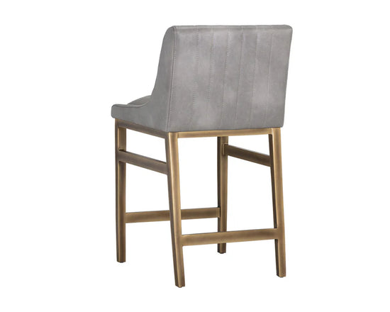 Sunpan Halden Bar Stool - Rustic Bronze - Bravo Metal